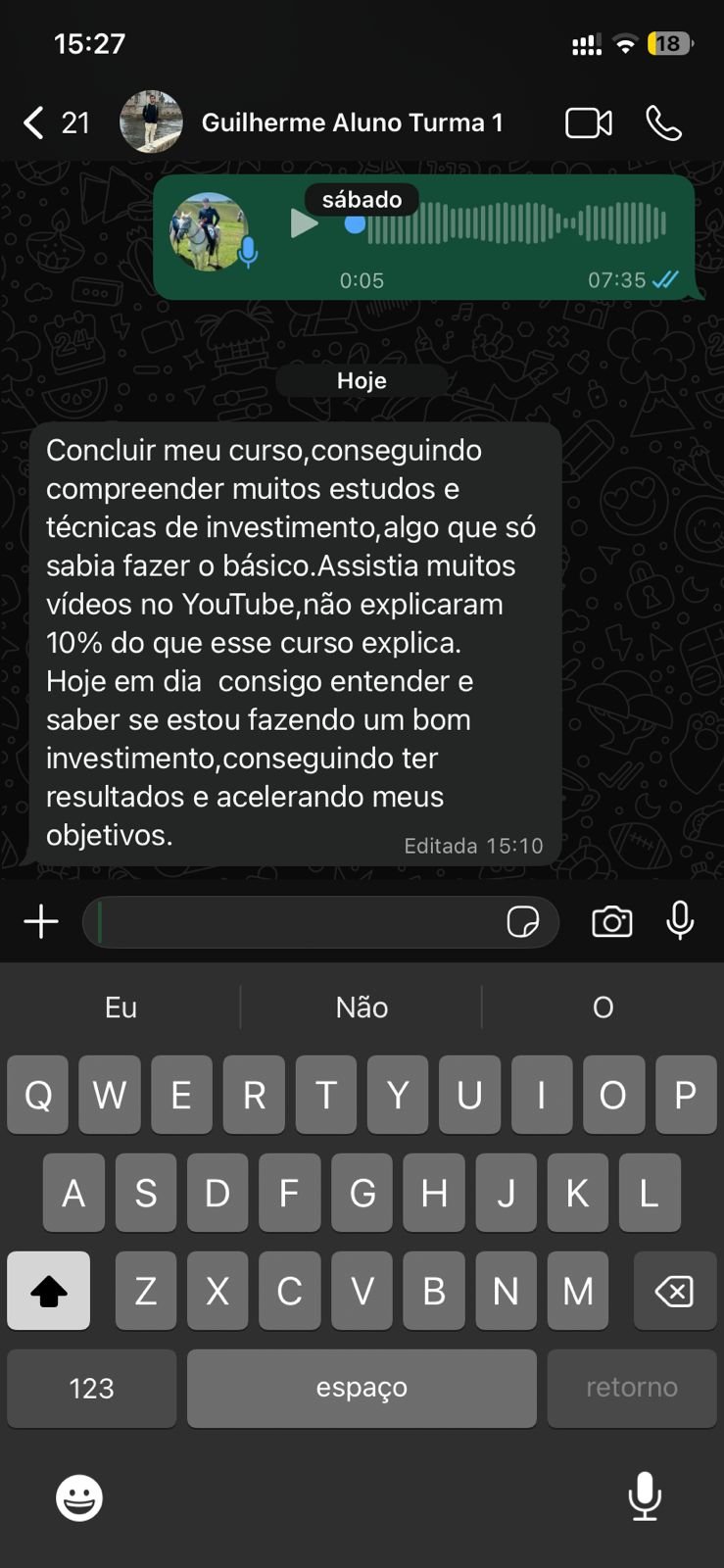 Depoimento Guilherme